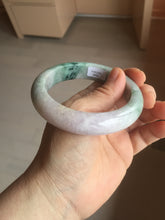 Load image into Gallery viewer, 58mm Certified 100% natural Type A green/purple jadeite jade bangle PB95-8990
