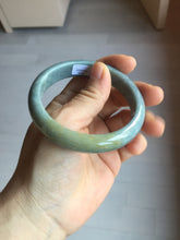 Load image into Gallery viewer, 56.5mm Certified Type A 100% Natural blue/gray/black/brown Guatemala Jadeite jade bangle PD163-6306
