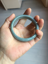 Load image into Gallery viewer, 56.5mm Certified Type A 100% Natural blue/gray/black/brown Guatemala Jadeite jade bangle PD163-6306
