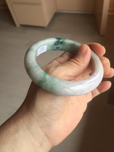 Load image into Gallery viewer, 58mm Certified 100% natural Type A green/purple jadeite jade bangle PB95-8990
