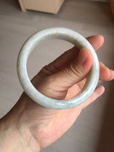 Load image into Gallery viewer, Shopify only. 57.5mm Certified Type A 100% Natural light green white jadeite jade bangle AX123-4483 add on item.
