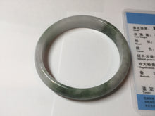 Load image into Gallery viewer, 57mm Certified 100% natural Type A light green/purple Whispers of the Spring Breeze jadeite jade bangle PH94-5446
