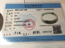 Load image into Gallery viewer, 57mm Certified 100% natural Type A light green/purple Whispers of the Spring Breeze jadeite jade bangle PH94-5446
