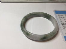 Load image into Gallery viewer, 57mm Certified 100% natural Type A light green/purple Whispers of the Spring Breeze jadeite jade bangle PH94-5446
