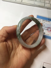 Load image into Gallery viewer, 57mm Certified 100% natural Type A light green/purple Whispers of the Spring Breeze jadeite jade bangle PH94-5446
