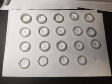 Load image into Gallery viewer, Size 4 1/2 -9 1/4 100% natural type A light green/purple/white jadeite band ring group PD199
