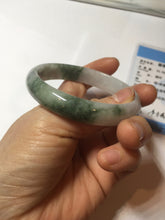 Load image into Gallery viewer, 57mm Certified 100% natural Type A light green/purple Whispers of the Spring Breeze jadeite jade bangle PH94-5446
