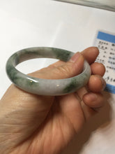 Load image into Gallery viewer, 57mm Certified 100% natural Type A light green/purple Whispers of the Spring Breeze jadeite jade bangle PH94-5446
