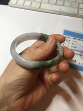 Load image into Gallery viewer, 57mm Certified 100% natural Type A light green/purple Whispers of the Spring Breeze jadeite jade bangle PH94-5446
