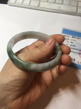 Load image into Gallery viewer, 57mm Certified 100% natural Type A light green/purple Whispers of the Spring Breeze jadeite jade bangle PH94-5446
