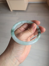 Load image into Gallery viewer, Sold! please don&#39;t order. THanks. 57mm certified type A 100% Natural green/brown/purple slim round cut jadeite jade bangle GL38-6-9010
