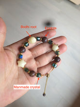 Load image into Gallery viewer, Natural Epidote (红绿宝)/bodhi root bracelet SY17 add-on item.
