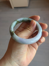 Load image into Gallery viewer, 52mm certified natural 100% natural Type A dark green brown purple jadeite jade bangle E151-4139
