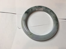 Load image into Gallery viewer, 58mm certified Type A 100% Natural dark green purple yellow(FU LU SHOU) Jadeite Jade bangle PE76-(5927)
