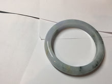 Load image into Gallery viewer, 58mm certified Type A 100% Natural dark green purple yellow(FU LU SHOU) Jadeite Jade bangle PE76-(5927)
