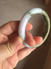 Load image into Gallery viewer, 52mm certified natural 100% natural Type A dark green brown purple jadeite jade bangle E151-4139
