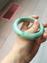 Load image into Gallery viewer, 57.5mm Certified Type A 100% Natural sunny green yellow white Jadeite bangle PC163-8119
