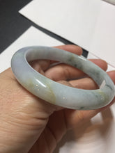 Load image into Gallery viewer, 58mm certified Type A 100% Natural dark green purple yellow(FU LU SHOU) Jadeite Jade bangle PE76-(5927)

