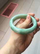 Load image into Gallery viewer, 57.5mm Certified Type A 100% Natural sunny green yellow white Jadeite bangle PC163-8119
