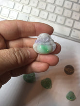 Load image into Gallery viewer, Certified 100% Natural type A sunny green happy Buddha jadeite Jade pendant PB67-5102
