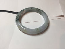 Load image into Gallery viewer, 58mm certified Type A 100% Natural dark green purple yellow(FU LU SHOU) Jadeite Jade bangle PE76-(5927)
