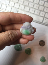 Load image into Gallery viewer, Certified 100% Natural type A sunny green happy Buddha jadeite Jade pendant PB67-5102

