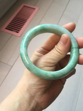 Load image into Gallery viewer, 57.5mm Certified Type A 100% Natural sunny green yellow white Jadeite bangle PC163-8119
