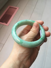 Load image into Gallery viewer, 57.5mm Certified Type A 100% Natural sunny green yellow white Jadeite bangle PC163-8119
