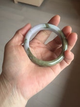 Load image into Gallery viewer, 52mm certified natural 100% natural Type A dark green brown purple jadeite jade bangle E151-4139
