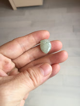 Load image into Gallery viewer, Type A 100% Natural icy watery sunny green/purple/white/yellow Jadeite Jade Peach Pendant group BF151
