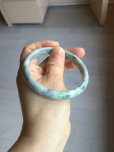 Load image into Gallery viewer, 59mm certified 100% natural Type A green purple gray jadeite bangle PD160-6310
