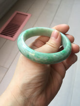 Load image into Gallery viewer, 52.3mm Certified Type A 100% Natural sunny green yellow white Jadeite bangle PC164-8128
