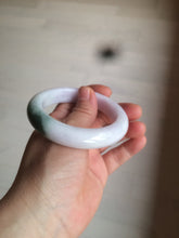 Load image into Gallery viewer, 54mm Certified 100% natural Type A olive green/white/purple jadeite jade bangle AX96-5190
