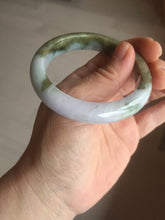 Load image into Gallery viewer, 52mm certified natural 100% natural Type A dark green brown purple jadeite jade bangle E151-4139
