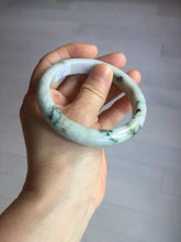 Load image into Gallery viewer, 59mm certified 100% natural Type A green purple yellow(FU LU SHOU) white jadeite bangle PD159-6290
