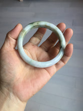 Load image into Gallery viewer, 59mm certified 100% natural Type A green purple yellow(FU LU SHOU) white jadeite bangle PD159-6290
