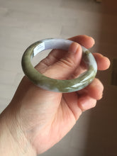 Load image into Gallery viewer, 52mm certified natural 100% natural Type A dark green brown purple jadeite jade bangle E151-4139
