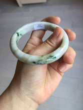 Load image into Gallery viewer, 59mm certified 100% natural Type A green purple yellow(FU LU SHOU) white jadeite bangle PD159-6290
