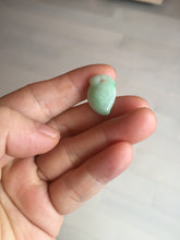 Load image into Gallery viewer, Type A 100% Natural icy watery sunny green/purple/white/yellow Jadeite Jade Peach Pendant group BF151
