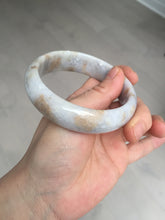 Load image into Gallery viewer, 59mm Certified Type A 100% Natural light purple yellow jadeite jade bangle BM100-4475
