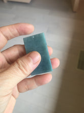 Load image into Gallery viewer, 100% Natural type A green/blue/gray Guatemala jadeite shadow carving little girl safe and sound pendant necklace/worry stone PC121
