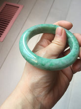 Load image into Gallery viewer, 56.2mm Certified Type A 100% Natural sunny green purple white Jadeite bangle PC168-8111
