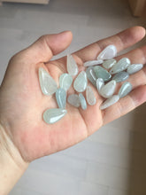 Load image into Gallery viewer, 100% Natural super icy watery sunflower seeds jadeite Jade beads pendant/earring suplies PC120 (Add on item. No sale individually)
