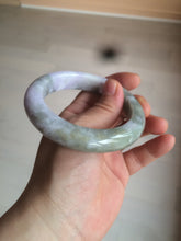 Load image into Gallery viewer, 56.4mm Certified 100% natural Type A green/white/purple/brown jadeite jade bangle AX94-5196
