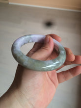 Load image into Gallery viewer, 56.4mm Certified 100% natural Type A green/white/purple/brown jadeite jade bangle AX94-5196
