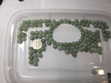 Load image into Gallery viewer, 7.5-9mm size 50-58mm 100% natural type A green jadeite jade beads bracelet group BS168
