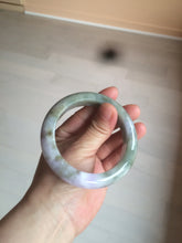 Load image into Gallery viewer, 56.4mm Certified 100% natural Type A green/white/purple/brown jadeite jade bangle AX94-5196
