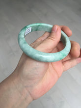 Load image into Gallery viewer, 56mm 100% natural type A sunny green jadeite jade bangle BM97
