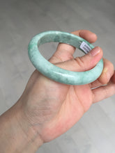 Load image into Gallery viewer, 56mm 100% natural type A sunny green jadeite jade bangle BM97
