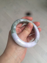 Load image into Gallery viewer, 56.4mm Certified 100% natural Type A green/white/purple/brown jadeite jade bangle AX94-5196
